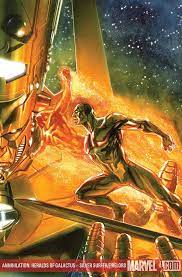 Annihilation Heralds Of Galactus Silver Surfer Firelord Silver Surfer Marvel Comics Art Surfer