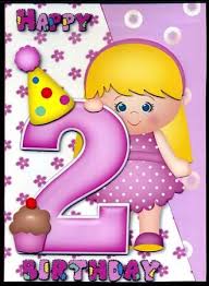 2nd Birthday Happy Birthday Wishes For 2 Year Old Daughter Girls 2nd Birthday Over The Edge And Decoupage Girl 2nd Birthday Happy 2nd Birthday 2nd Birthday