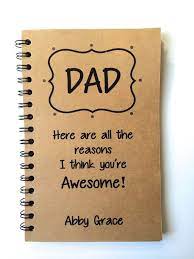 Father's day is quickly approaching and if you're looking for some last minute gift ideas, you've came to the right place! Fathers Day Gift Dad Gift From Daughter From Son Journal Notebook Thank You Personalize Dad Notebook Gift Meaningful Sketchbook Christmas Gift For Dad Diy Gifts For Dad Father S Day Diy