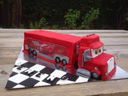 Cars Mack Cake Truck Cakes Boy Birthday Cake Mcqueen Cake
