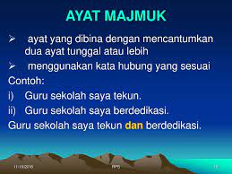 Bahasa melayu tahun 3 ayat tunggal dan ayat majmuk. Bahasa Melayu Tatabahasa Ayat Majmuk Ppt Download