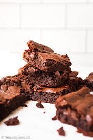 Siapa yang tidak tahu kek brownie. Crispy Top Fudgy Brownies Recipe Sugar Spices Life