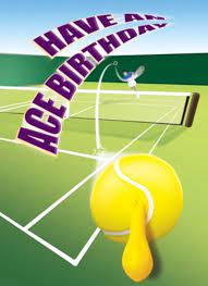 Tennis Card Birthday Tennis Birthday Tennis Posters Birthday Messages