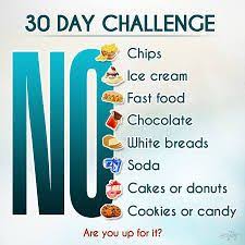 Pin On 30 Day No Junk Food Challenge
