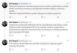 Aslı baykal'dan yeni parti iddialarına yönelik açıklama chp eski genel başkanı deniz baykal'ın kızı aslı baykal, yeni bir parti kuracağına yönelik iddialara yanıt verdi. 4cmilf9f6xx Jm