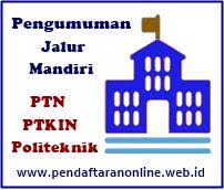Adapun pengumuman hasil seleksi mandiri akan diumumkan pada 21 juni untuk s1 dan d4, lalu untuk d3 pada 28 juni 2021. Pengumuman Hasil Seleksi Ujian Jalur Mandiri Ptn Ptkin Dan Politeknik Negeri 2021 2022 Pendaftaran Online 2021 2022