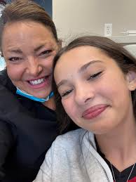 I went for my 6 month dental checkup today. My dental hygienist told me her  name was Samantha, Sam for short, and that her husband's name is Darren.  She said her father