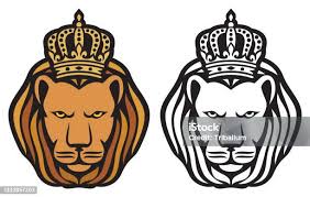 Ilustración de León Corona Vector Mascota y más Vectores Libres de Derechos  de Animal