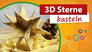 Uriger als dieser tannenbaum aus holz geht es doch nun wirklich kaum! 3d Sterne Basteln Weihnachtssterne Selber Machen Trendmarkt24 Youtube