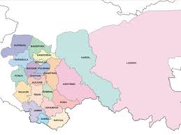 The indian union territory of jammu and kashmir consists of two divisions: Map Of Jammu And Kashmir Changed Kargil Now In Part Of Ladakh 20 Districts In Part Of Jammu And Kashmir Obn