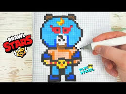 Original concept by supercell hope you like it and thanks! Brawl Stars Pixel Art Mr P Youtube