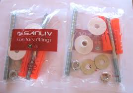 wall mount basin fixing bolts set