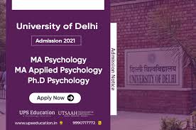 All classes of ug/pg/phd programmes will continue in online mode. Delhi University Ma Ph D Psychology Admission Open For 2021 Session Ups Education Ups Education