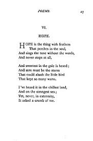 Hope Is The Thing With Feathers Wikipedia