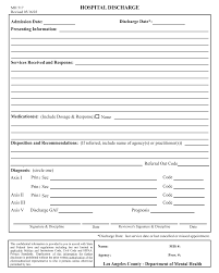 Hospital Discharge Forms In 2020 Hospital Emergency Hospital Emergency Room