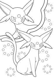 Parents may receive compensation when you click through and purchase from links contained on this website. Umbreon And Espeon Coloring Pages Printable Coloring For Kids 2019 Artofit