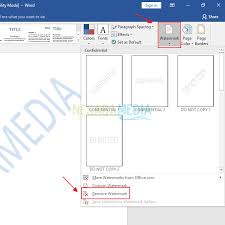 Below we show how to add text watermark to pdf documents online, for free. 2 Cara Menghilangkan Watermark Di Ms Word 100 Work