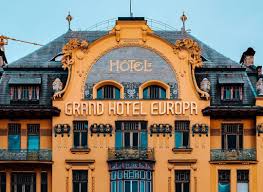 From greek ευρώπη (evrópi), from ancient greek εὐρώπη (eurṓpē). Grand Hotel Evropa Accidentally Wes Anderson