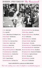 Wedding Music 30 Modern Upbeat Recessional Songs Wedding Music Playlist Wedding Songs Wedding Music