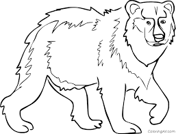Printable activities hippo has a hat by julia donaldson: Brown Bear Coloring Pages Coloringall