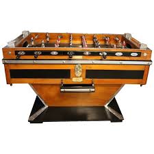 Midcentury French Cafe S Foosball Table Soccer Table Football Table In 2020 Soccer Table Mid Century Modern Wood Foosball Table