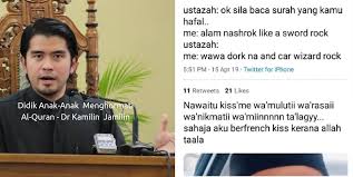 01 10 2017 ustaz kamilin jamilin daurah hadis 40 imam nawawi sesi pertama. Didik Anak Anak Menghorati Al Quran Dr Kamilin Jamilin 1 Remaja