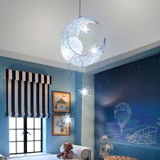 A bunk bedroom is the perfect spot for this, and with right insulation (or even a retractable shade). Lemonbest Moon Star Shape Pendant Lights Kids Room Lighting Modern Child Bedroom Lamps Aluminum For Living Room Home Decoration Walmart Canada