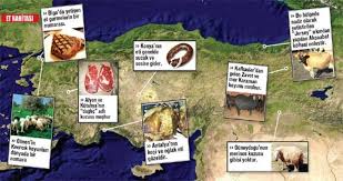 Turkiye Nin Et Haritasi Galeri Yasam