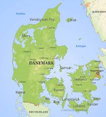 The rules depends on how you arrive in denmark and your ties with or your purpose of entering denmark. Karte Von Danemark Freeworldmaps Net