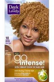Dark And Lovely Go Intense Hair Color 10 Golden Blonde Hair Color Golden Blonde Permanent Hair Color