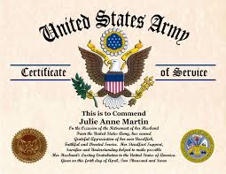 I know military spouses don't have an actual retirement from military life. Military Wife And Family Certificate Of Appreciation