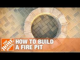 For a small fire pit get a piece of clay chimney flue.then use your deco brick. How To Build A Fire Pit The Home Depot