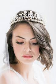 48 Trendiest Short Wedding Hairstyle Ideas Wedding Forward Short Wedding Hair Short Hair Styles Short Bridal Hair