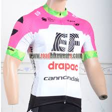 2018 team ef drapac cannondale cycle apparel biking jersey top shirt maillot cycliste pink white