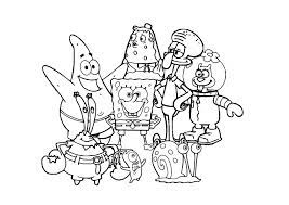 Free printable spongebob coloring pages. Coloring Pages Spongebob And Friends Coloring Pages For Kids