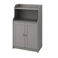 Hauga Cabinet With 2 Doors Gray 271 2x455 8 Ikea Ikea Adjustable Shelving Cabinet
