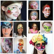 Start by mixing together the cornstarch, lotion, and 1 tbs. 30 Quick Easy Face Paint Ideas For Kids Tutorials Videos Facepaint Com