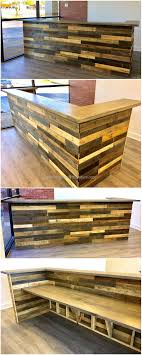 Incredible Diy Reception Desk Ideas 27 Wood Pallets Pallet Projects Furniture Pallet Diy