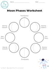 To download/print, click on the button bar on the bottom of the worksheet. Phases Of The Moon Space Crafts For Kids With Moon Phases Worksheet