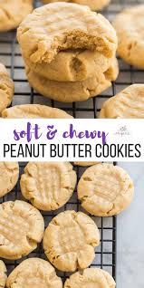Chewy Peanut Butter Cookies Chewy Peanut Butter Cookies Easy Peanut Butter Cookies Easy Cookie Recipes