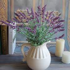 Popular Lavender Flower Arrangement Buy Cheap Lavender Flower Arrangement Lots From China Lavender Fl Artificial Plant Wall Small Artificial Plants Plant Decor