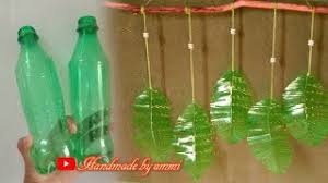 Ornamen pohon natal itu berukuran sekitar 1×2 meter. Bottle Craft Ideas Easy Kerajinan Dari Botol Sprite Bekas Membuat Hiasan Dinding Bentuk Daun Golectures Online Lectures