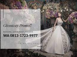 Vendor Pernikahan Di Jakarta Model Gaun Pengantin White Bridal Jakarta Sewa Gown Jakarta Pakaian Modern Wedding Gown J Gaun Pengantin Pengantin Pernikahan