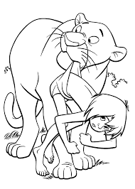 The songs were unforgettable and the movie was full of humor sweetness fun and caring. Https Coloring 4kids Com Mowgli And Bagheera Coloring Pages For Kids Printable Free