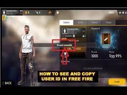 Garena free fire facebook id and password free 2021: How To See And Copy User Id In Free Fire Game Youtube