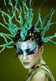 Inspiration Accessoires Korallenriff Kostum Selber Machen Fantasy Make Up Kostume Selber Machen Gesicht Schminken Meerjungfrau