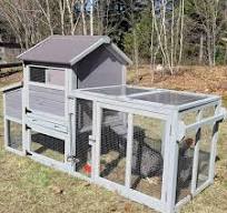 Rabbit Cage 116" Large Chicken Coop With Run - Hen House For 4-6 Chickens  Includes Nesting Boxes & UV-Resistant Roof Pawhut Hen House Plans