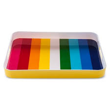 Det massive træ og det nordiske formsprog giver bakken et klassisk. 9 Trays To Serve 9 Summer Entertaining Situations Kitchn