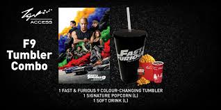 Nonton film movie fast & furious 9 (2020) subtitle indonesia. Tgv F9 Tumbler Combo 1 Fast Furious 9 Colour Changing Tumbler 1 Large Signature Popcorn 1 Large Soft Drink Lazada
