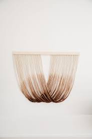 Macrame looks so amazing in the home and has that miraculous ability to bring together mismatched furniture ideas and immediately brand it bohemian. Diy Wall Art Decor Ombre Macrame Hanging Diy Wall Art Decor Diy Tapestry Diy Ombre Wall